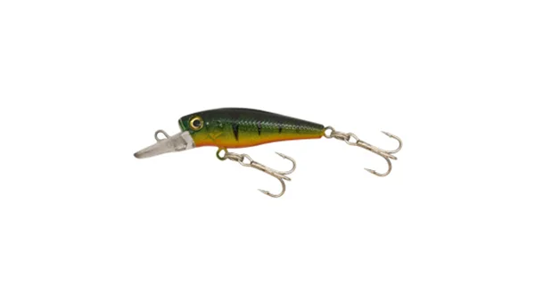 KAMASAKI - Wobler Perch 3 Olive Yellow Red 3,5 g 4,5 cm