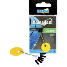 KAMASAKI - Zarážka Classic podlouhlá Žlutá vel. L 6 ks