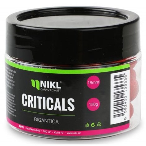 KAREL NIKL - Boilie Criticals Gigantica 20 mm 150 g