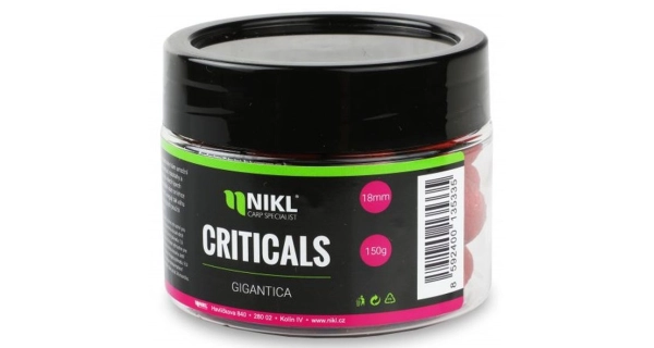 KAREL NIKL - Boilie Criticals Gigantika 24 mm 150 g