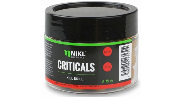 KAREL NIKL - Boilie Criticals Kill Krill 20 mm 250 ml