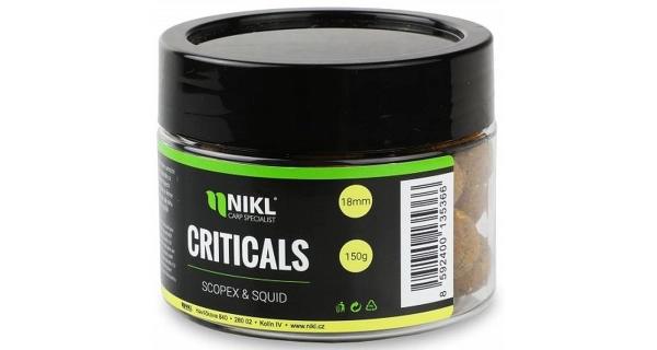 KAREL NIKL - Boilie Criticals Scopex & Squid 24 mm 150 g