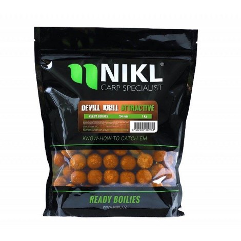 KAREL NIKL - Boilie Ready Devill Krill Attractive 15 mm 1 kg