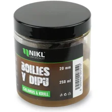 KAREL NIKL - Boilies v dipu Calanus & Krill 20 mm 250 ml