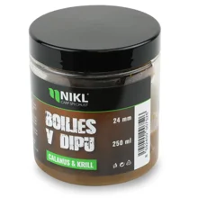 KAREL NIKL - Boilies v dipu Calanus & Krill 24 mm 250 ml