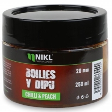 KAREL NIKL - Boilies v dipu Chilli & Perch 24 mm 250 g