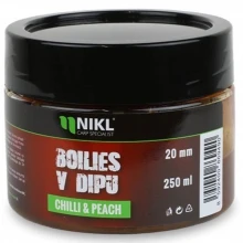 KAREL NIKL - Boilies v dipu Chilli & Perch 24 mm 250 g