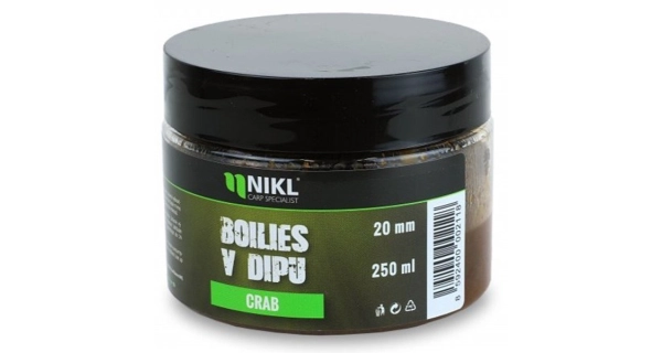 KAREL NIKL - Boilies v dipu Crab 24 mm 250 g