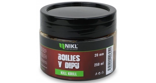 KAREL NIKL - Boilies v dipu Kill Krill 24 mm 250 g