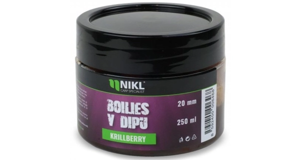 KAREL NIKL - Boilies v dipu Krill Berry 24 mm 250 g