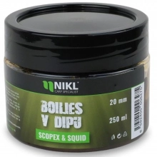 KAREL NIKL - Boilies v dipu Scopex & Squid 24 mm 250 g