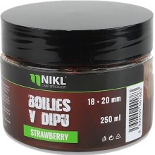 KAREL NIKL - Boilies v dipu Strawberry 18 + 20 mm 250 g