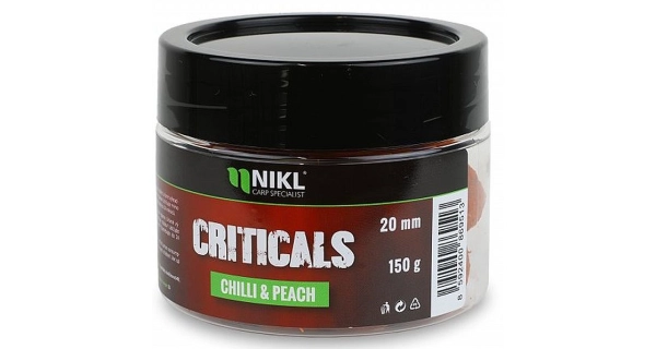 KAREL NIKL - Criticals Boilie Chilli & Peach 18 mm 150 g