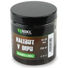 KAREL NIKL - Pelety Black Halibut v dipu Calanus & Krill 15 + 20 mm 250 ml