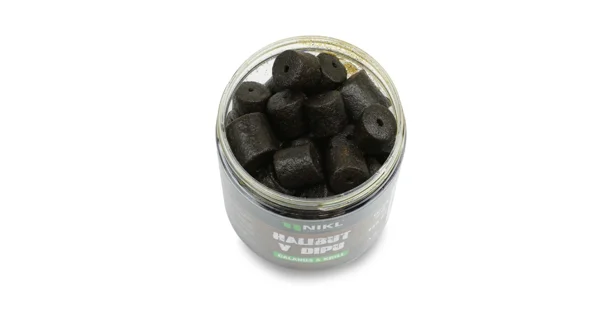 KAREL NIKL - Pelety Black Halibut v dipu Calanus & Krill 15 + 20 mm 250 ml