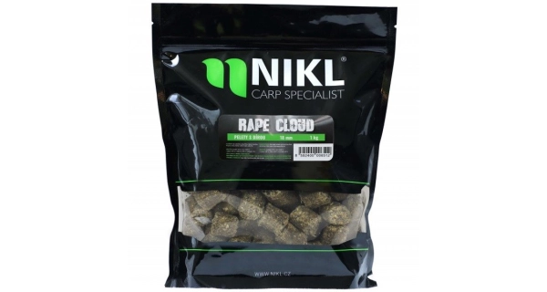 KAREL NIKL - Pelety Rape Cloud s dírkou 18 mm 1 kg