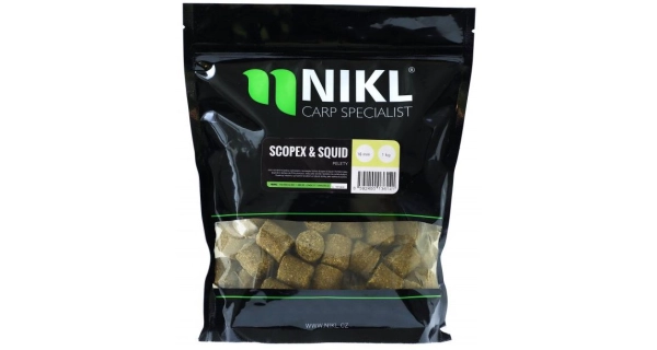 KAREL NIKL - Pelety s dírkou Scopex & Squid 18 mm 1 kg