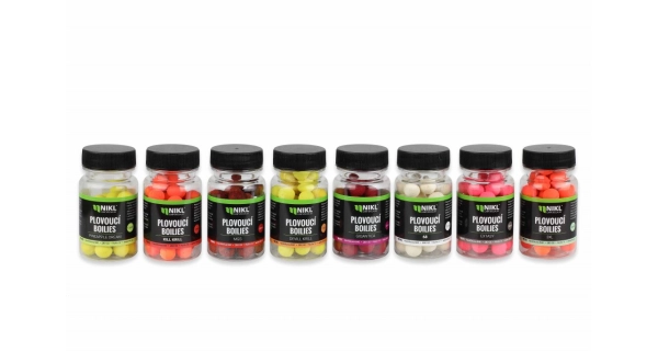 KAREL NIKL - Plovoucí Boilies Gigantika 20 g 10 mm Tmavě Červená