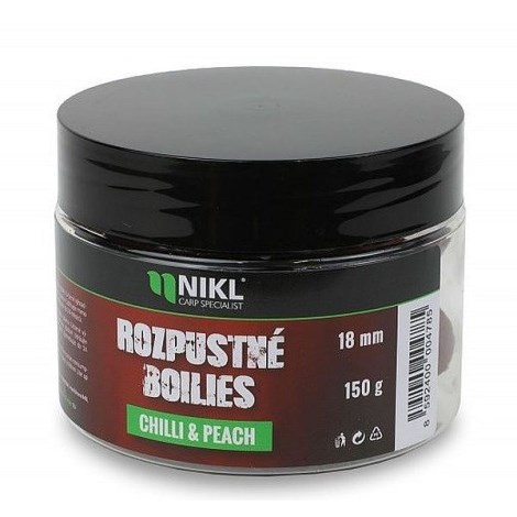 KAREL NIKL - Rozpustné boilies Chilli & Peach  14 mm 150 g