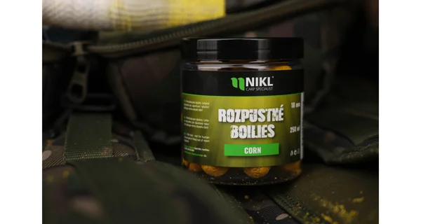 KAREL NIKL - Rozpustné boilies Corn 24 mm 250 ml