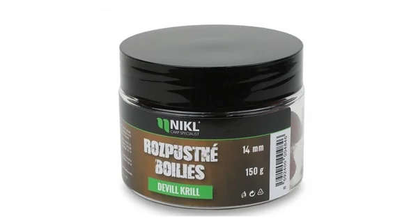 KAREL NIKL - Rozpustné boilies Devill Krill 14 mm 150 g