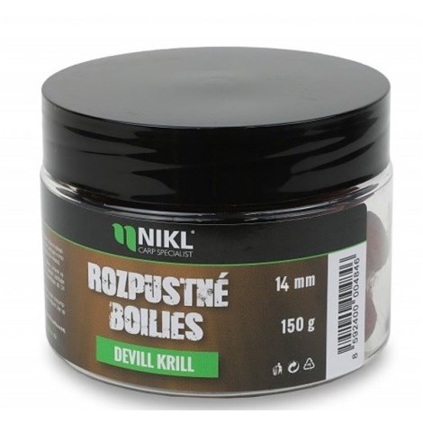 KAREL NIKL - Rozpustné boilies Devill Krill 14 mm 150 g