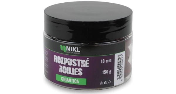KAREL NIKL - Rozpustné boilies Gigantica 18 mm 150 g