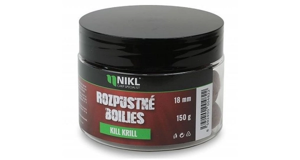 KAREL NIKL - Rozpustné boilies Kill Krill 24 mm 150 g
