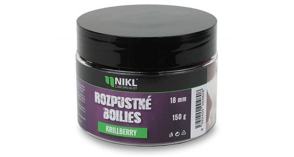 KAREL NIKL - Rozpustné boilies Krill Berry 24 mm 150 g