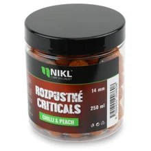 KAREL NIKL - Rozpustné Criticals boilie Chilli & Peach 14 mm 250 ml