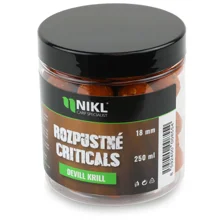 KAREL NIKL - Rozpustné Criticals boilie Devill Krill 18 mm 250 ml