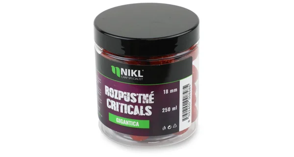 KAREL NIKL - Rozpustné Criticals boilie Gigantica 18 mm 250 ml