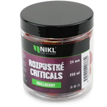 KAREL NIKL - Rozpustné Criticals boilie Krill Berry 24 mm 250 ml
