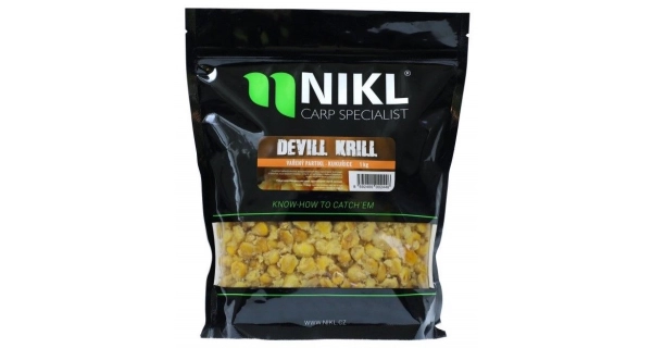 KAREL NIKL - Vařený partikl kukuřice Devill Krill 1 kg
