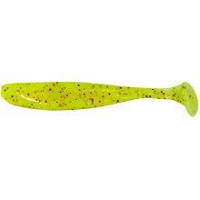 KEITECH - gumová nástraha Easy Shiner 4" 10,2 cm 5,5 g Chartreuse Red Flake 7 ks
