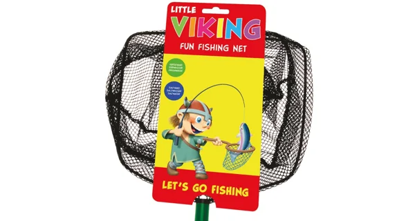 KINETIC - Dětský podběrák Little Viking Fun Fishing Net Display 91 cm Fuchsia