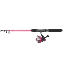 KINETIC - Dětský set Prut Viking Tele Combo Fuchsia 1,65 m 4-21 g