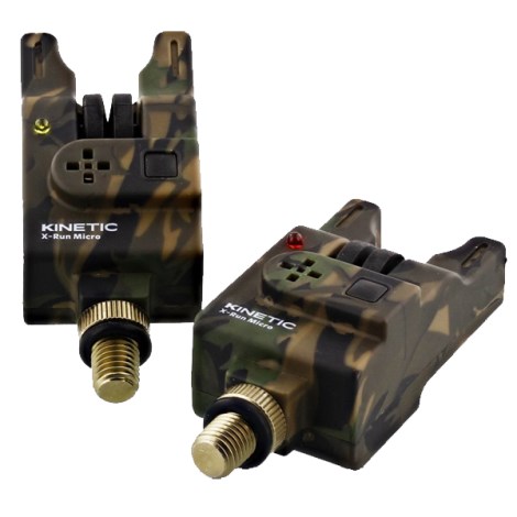 KINETIC - Signalizátory X-Run Camo Micro 2 Alarms Red Yellow