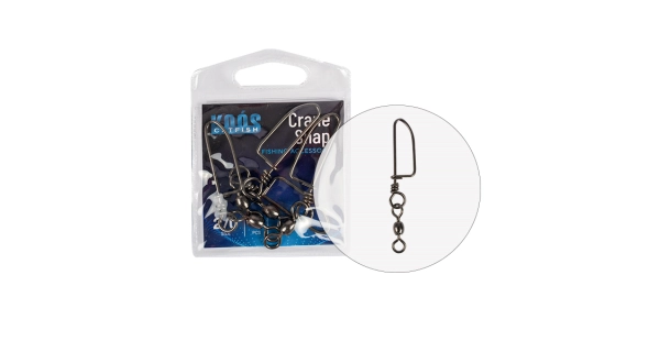 KOÓS - Obratlík se sponou Crane Coastlock vel. 4/0 x 8 4 ks