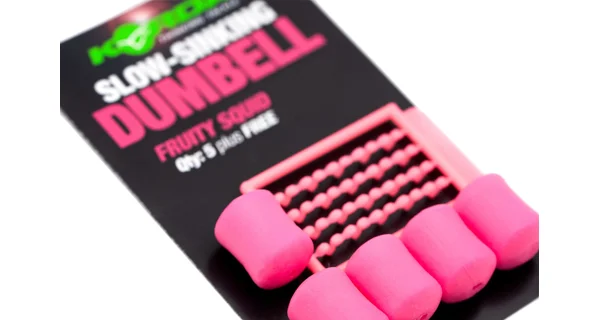 KORDA - Boilies Slow Sinking Dumbell Fruity Squid 12 mm 8 ks