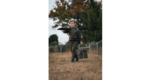 KORDA - Dětská mikina Kids Core Hoodie Dark Olive 4-5 let