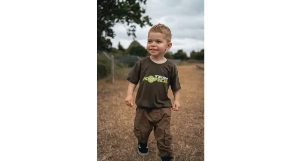 KORDA - Dětské tričko TK Kids T-Shirt Dark Olive 10-11 let