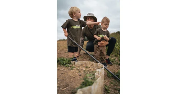 KORDA - Dětské tričko TK Kids T-Shirt Dark Olive 10-11 let