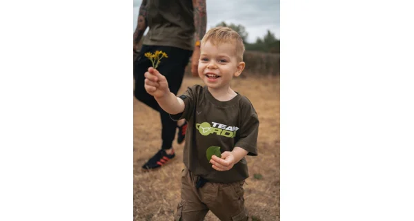 KORDA - Dětské tričko TK Kids T-Shirt Dark Olive 8-9 let
