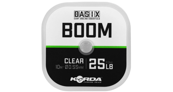 KORDA - Fluorocarbon Basix Boom 0,55 mm 25 lb 10 m