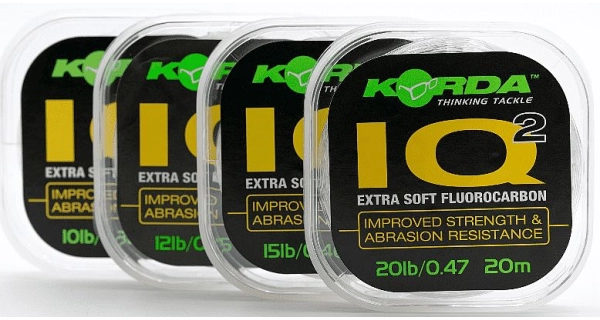 KORDA - Fluorocarbon IQ Extra Soft 12 lb 20 m