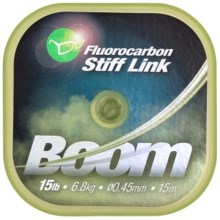 KORDA - Fluorocarbon Stiff Link Boom 0,45 mm 15 lb 15 m