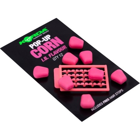 KORDA - Gumová nástraha Pop-up Corn IB Pink 12 ks