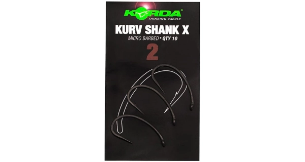KORDA - Háček Kurv Shank X vel. 2 10 ks