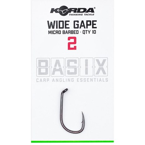 KORDA - Háčky Basix Wide Gape vel. 2 10 ks